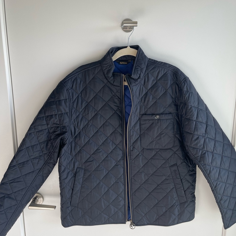 Barbour Men's Quilted Navy Jacket